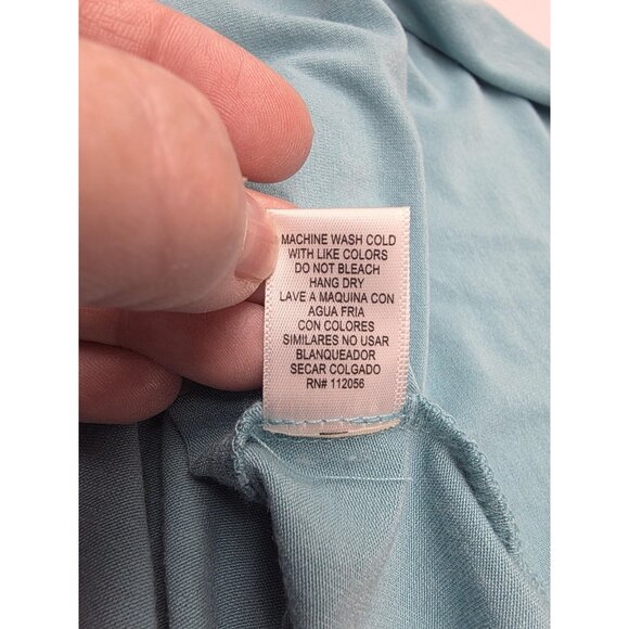 Moe & Arrow Dress Womens 3X Blue Sleeveless Tank Pockets Soft Stretchy Casual - Picture 8 of 10